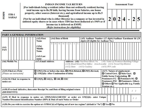 Itr Forms For Ay 2023 24 Download - Printable Forms Free Online