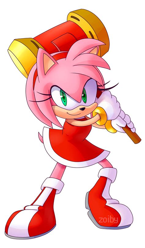 Amy Rose by Zoiby on DeviantArt