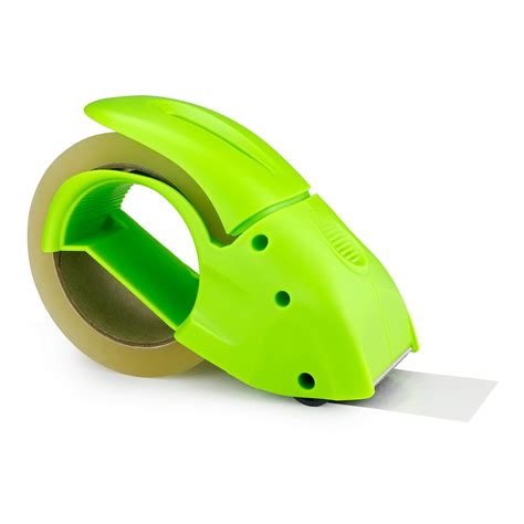 Buy ABEL EVO Packing Tape Dispenser, Green, 2 Inch Wide Ergonomic Tape ...