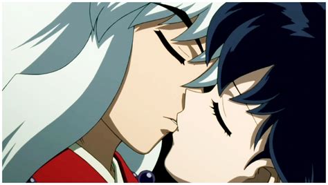 Inuyasha and Kagome First Kiss by IrinaTH on DeviantArt