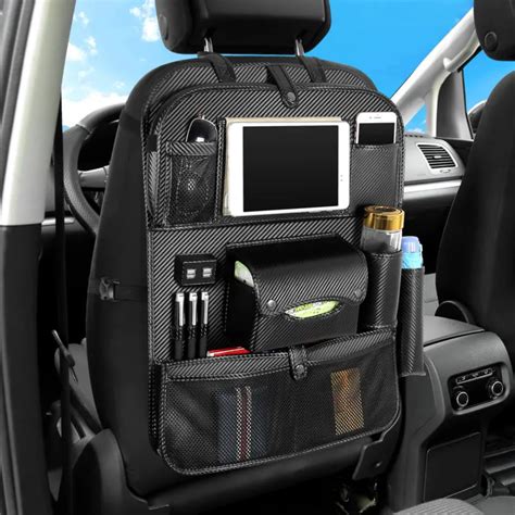 Universal 4 USB Charging Car Seat Back Bag Auto Car Accessories ...