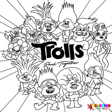 Coloring Pages For Kids And Adults in 2024 | Coloring pages, Poppy ...