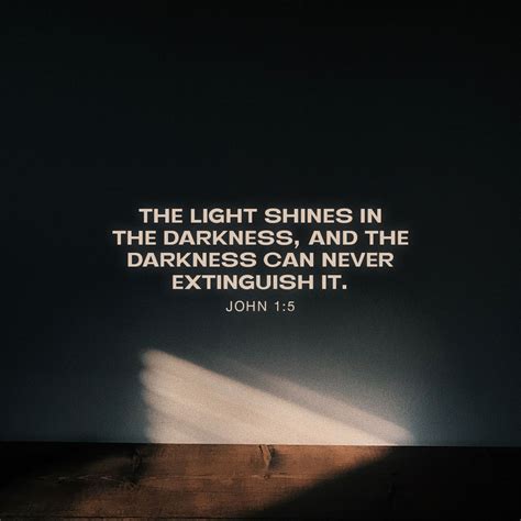 John 1:5-46 The light shines in the darkness, and the darkness can ...