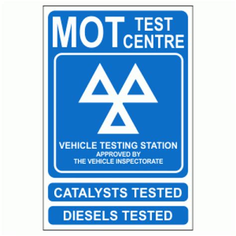 MOT Test Centre Sign | M.O.T Signs | Safety Signs and Notices