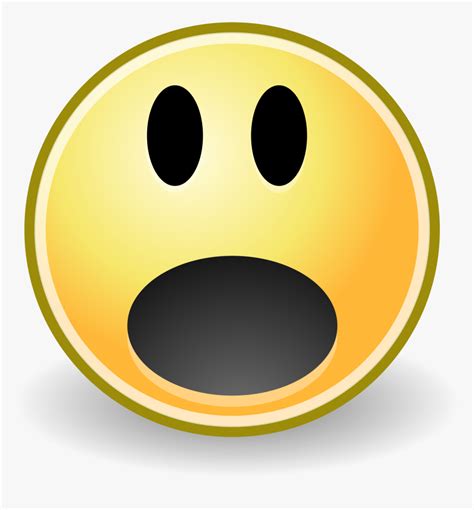 Shocked Face Emoji Png - Surprising Clipart, Transparent Png ...