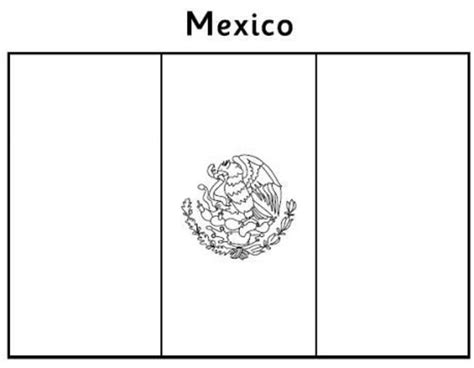 Mexican Flag Coloring Page | K5 Worksheets