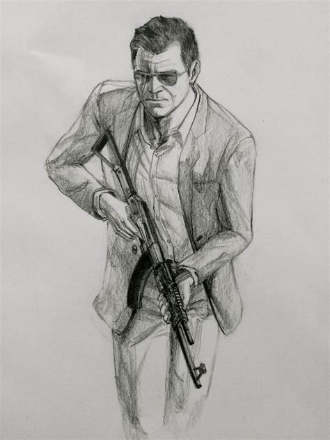 Drawing GTA 5 Characters