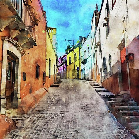 Guanajuato Streets Painting by Dreamframer Art - Fine Art America