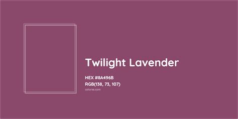 Twilight Lavender Complementary or Opposite Color Name and Code ...