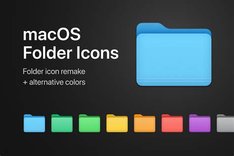 macOS Folder Icons | Figma