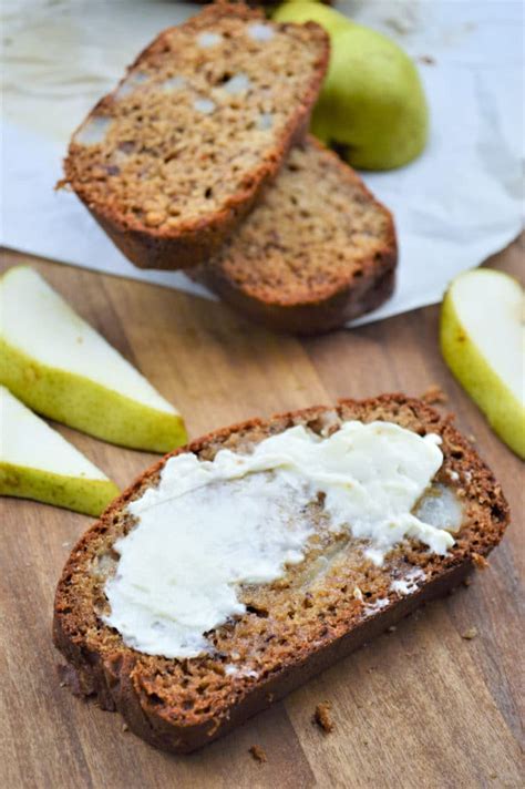 Fresh Pear Bread - Easy, homemade bread with fresh pears!