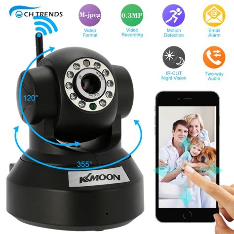 KKmoon 0.3MP Wireless Wifi IP Camera Onvif Security IP Cam IR Cut Night ...