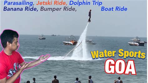 Calangute beach Watersports | GOA TOUR | Water Sports in Goa | Goa ...