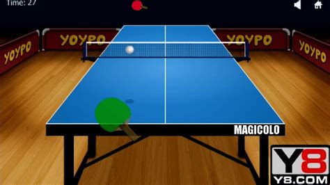 Y8 GAMES TO PLAY - Y8 Yoypo Table Tennis gameplay 2016 - YouTube