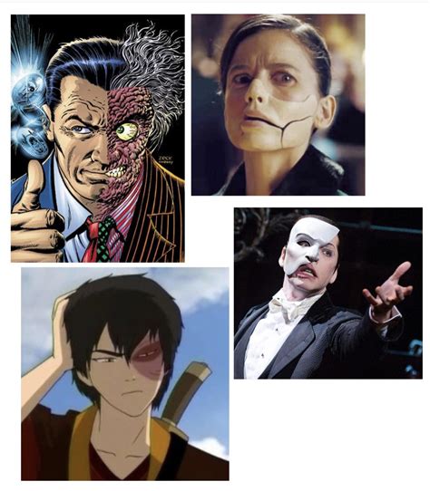 Characters with a half scarred/disfigured face (even better if they’re ...