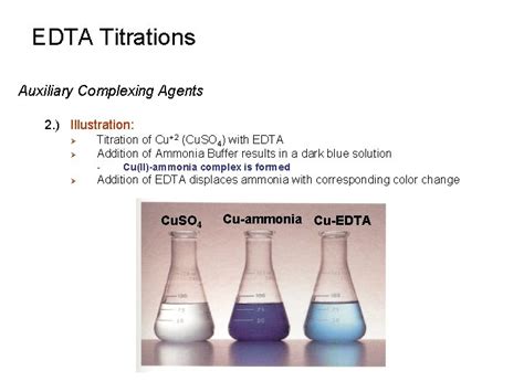 EDTA Titrations Introduction 1 Metal Chelate Complexes Any