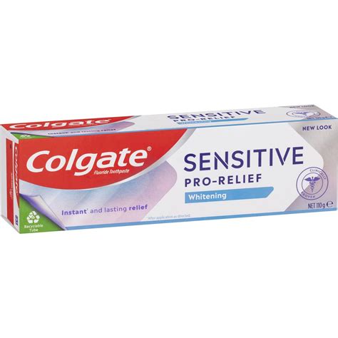 Colgate Sensitive Toothpaste Pro-relief Whitening 110g | Woolworths