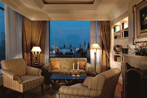 The presidential suite at The Ritz-Carlton, Moscow combines ...