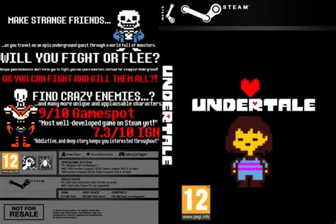 Undertale PC Box Art Cover by loganwaffle8