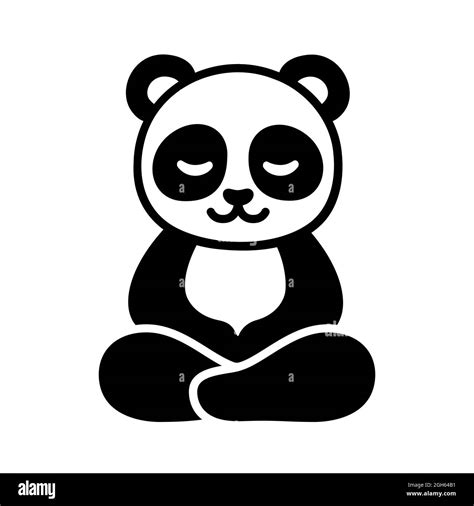 Cute Panda Stencil