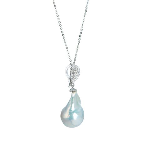 Mizuki Baroque Pearl Pendant - milkyway galaxy, freshwater pearl, you ...