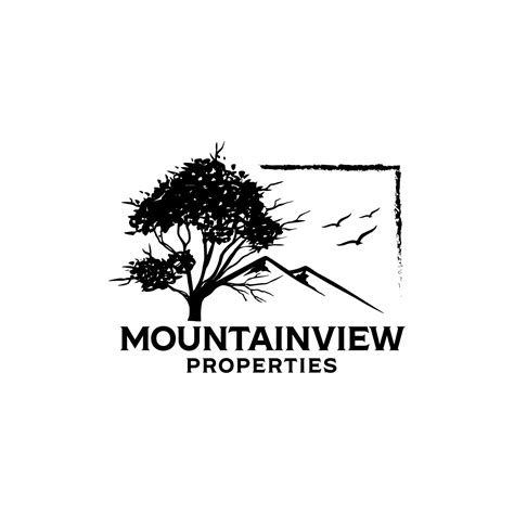 mountain view logo design template inspiration 14796800 Vector Art at ...