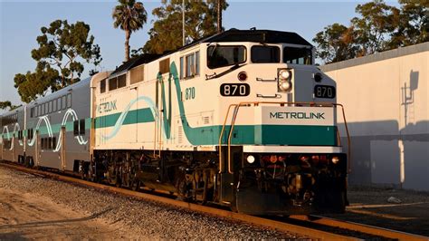 Metrolink F59 Locomotive Farewell! - YouTube