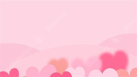 Festival Love Pink Beautiful Multicolor Heart Powerpoint Background For ...