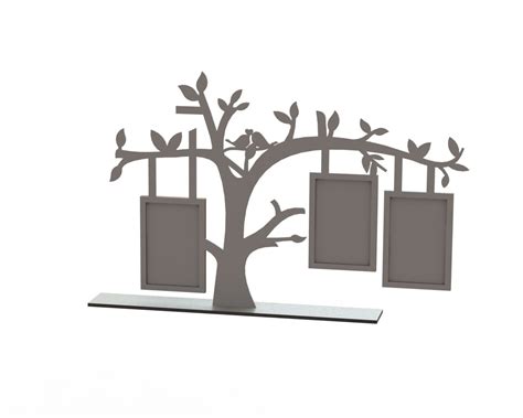 Tree Frame Laser Cut DXF File - FilesCnc.com