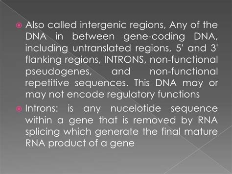 Intergenic segments