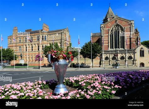 Exterior of Rugby School, Rugby town, Warwickshire, England, UK Stock ...