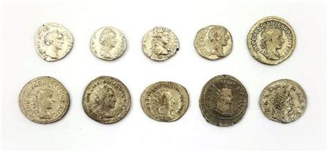 Imperial Rome:10 Silver Coin Collection