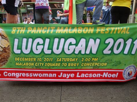 Chingky Quijano ♥: Luglugan: Pancit Malabon Festival