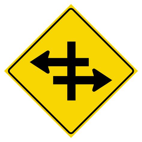 Divided Highway Sign