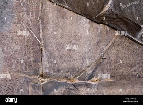 Inscription at Wadi Hammamat, Eastern Desert, Red Sea Hills, Egypt ...