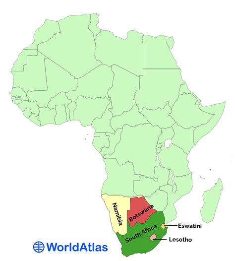 Southern African Countries - WorldAtlas