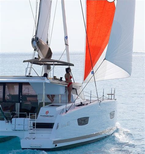 Catamarans sailboat Lucia 40 - Fountaine Pajot | Catamaran, Sailing ...