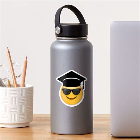 "Emoji With Graduation Hat - Funny Emoji Humorous School College ...