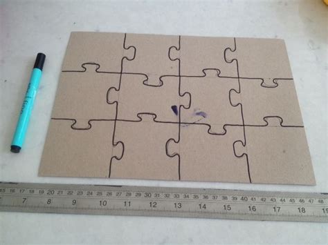 DIY Jigsaw Puzzle Template