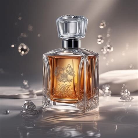 Premium AI Image | A beautiful perfume bottle with water on it with a ...