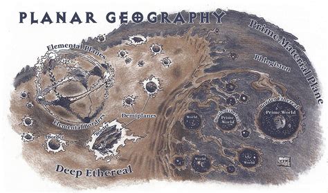 Etheral Plane Dungeons and Dragons Map Fantasy Cosmology Planescape ...