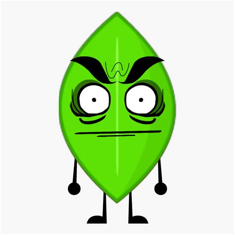 Green Evil Leafy - Bfdi Leafy - Free Transparent PNG Download - PNGkey