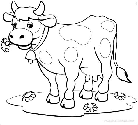 Cow 3 Coloring Page Cow Pictures Cow Coloring Pages Animal Coloring ...