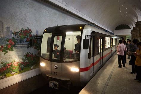 Inside North Korea's Pyongyang Metro subway system