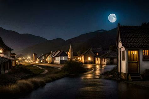 Night Village Background Stock Photos, Images and Backgrounds for Free ...