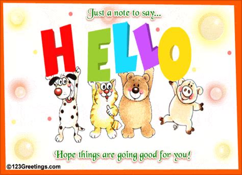 A Big Hello... Free Hello eCards, Greeting Cards | 123 Greetings ...