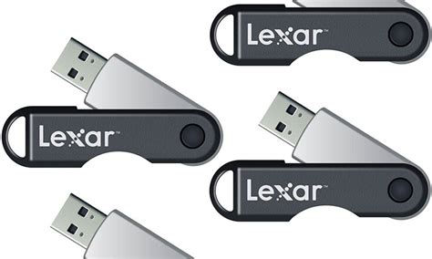 USB Flash Drives: Lexar 4-Pack 16GB $20 or 5-Pack 8GB $16, PNY Turbo ...