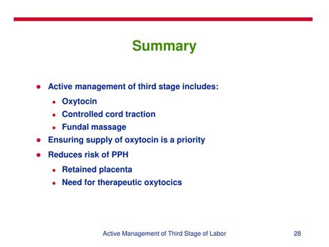 PPT - Active Management of Third Stage of Labor PowerPoint Presentation ...