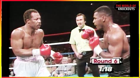 Mike Tyson vs Pinklon Thomas - WHAT A PUNCH !!! - YouTube