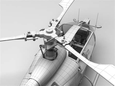 Gazelle Warrior Helicopter 3d Model